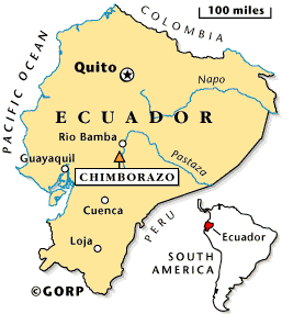 Ecuador Map from GORP